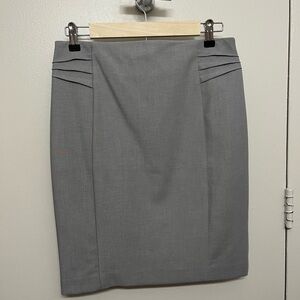 Express women’s pencil skirt in light grey